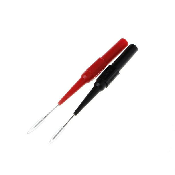 4mm Insulation Piercing Needle Non-destructive Test Probe Black/Red NEW